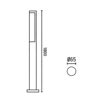 FARO 75524 - LED Lámpara exterior BERET-3 LED/16W/230V IP54