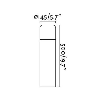 FARO 75604 - LED Lámpara exterior MUGA LED/9W/230V IP65