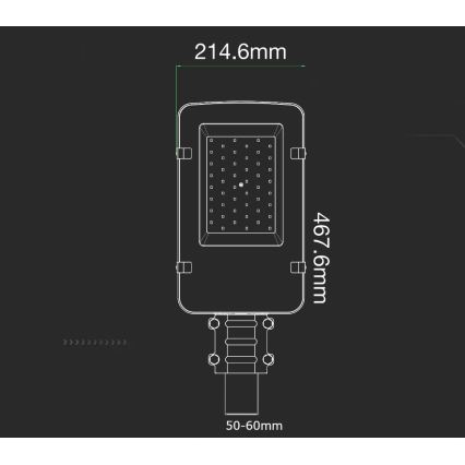 Farola LED SAMSUNG CHIP LED/50W/230V 4000K IP65