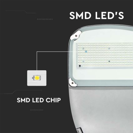 Farola solar LED regulable SAMSUNG CHIP LED/50W/6,4V 6000K IP65 30000 mAh + mando a distancia