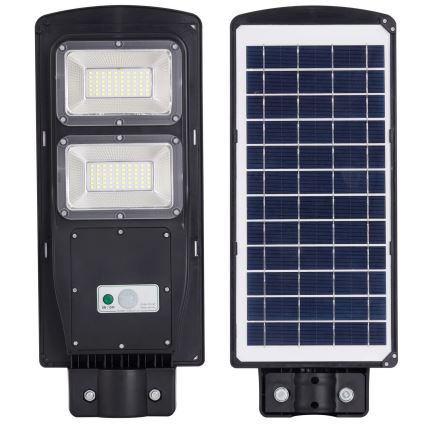 Farola solar LED con sensor STREET 2xLED/6W/3,2V 12000 mAh IP65 + control remoto