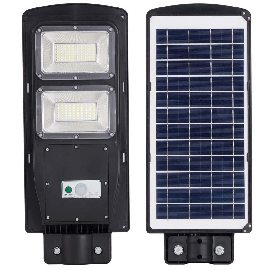 Farola solar LED con sensor STREET 2xLED/6W/3,2V 12000 mAh IP65 + control remoto
