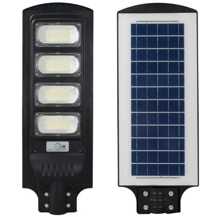 Farola solar LED con sensor STREET LED/15W/3,2V 15000 mAh IP65 + control remoto