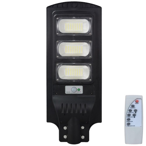 Farola solar LED con sensor STREET LED/15W/3,2V IP65 + mando a distancia