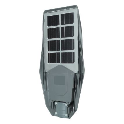 Farola solar LED regulable con sensor KERS LED/300W/3,2V 6500K 8000 mAh IP65 gris + mando a distancia