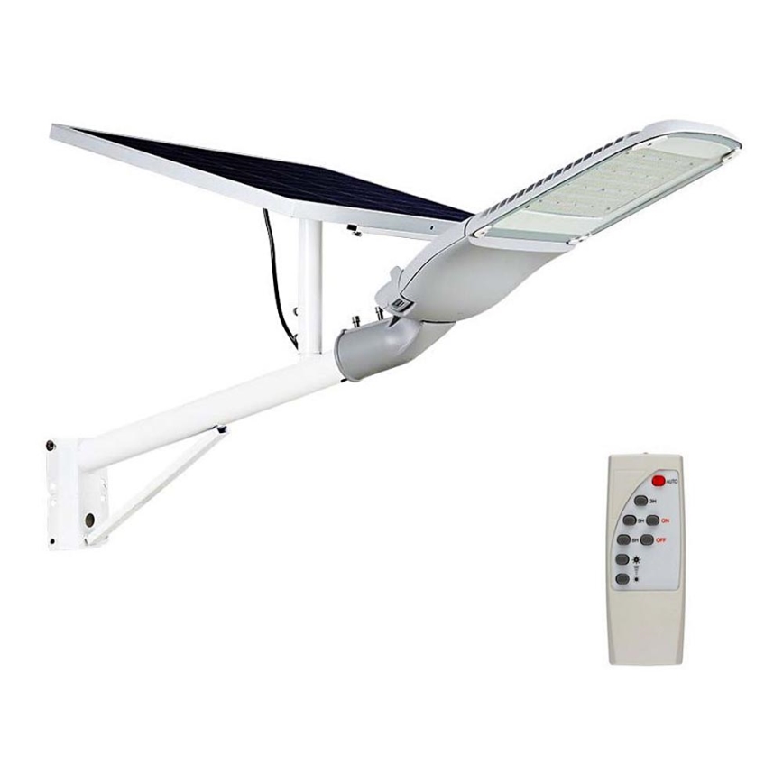 Farola solar LED regulable SAMSUNG CHIP LED/50W/6,4V 6000K IP65 30000 mAh + mando a distancia