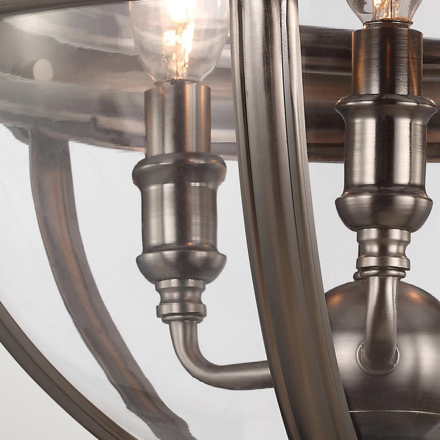 Feiss - Lámpara colgante con cadena ADAMS 3xE14/60W/230V bronce