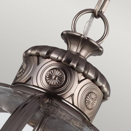 Feiss - Lámpara colgante con cadena ADAMS 4xE14/60W/230V bronce