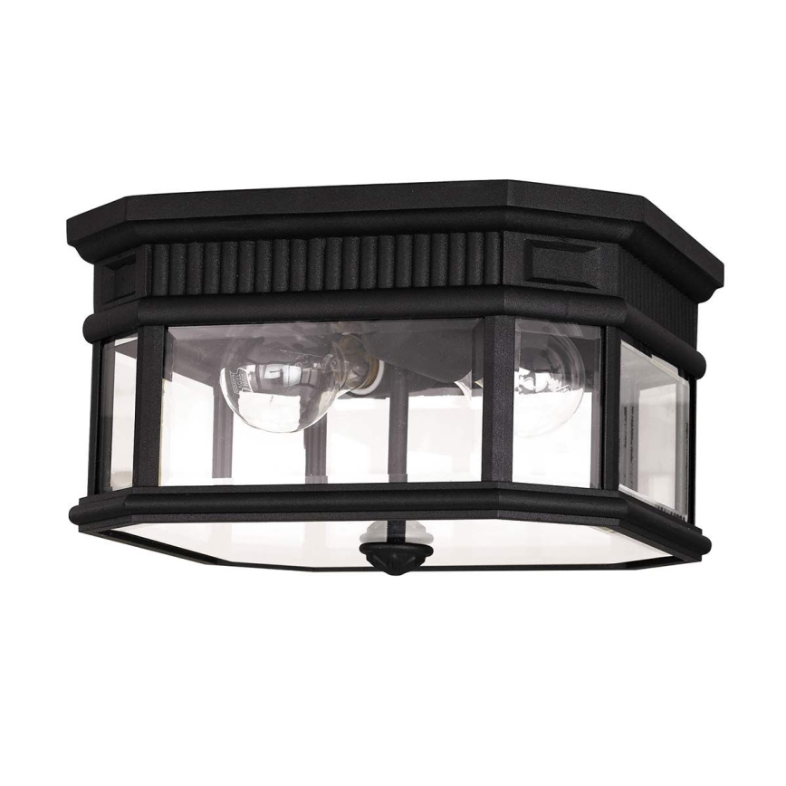 Feiss - Plafón de exterior COTSWOLD LANE 2xE27/60W/230V IP44