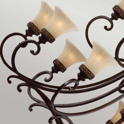 Feiss - Lámpara colgante con cadena DRAWING ROOM 18xE27/60W/230V