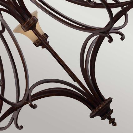 Feiss - Lámpara colgante con cadena DRAWING ROOM 18xE27/60W/230V