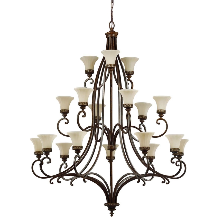 Feiss - Lámpara colgante con cadena DRAWING ROOM 18xE27/60W/230V