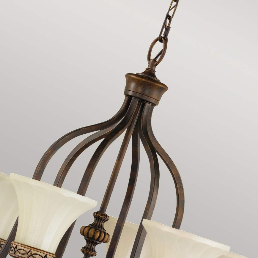 Feiss - Lámpara colgante con cadena DRAWING ROOM 6xE27/60W/230V