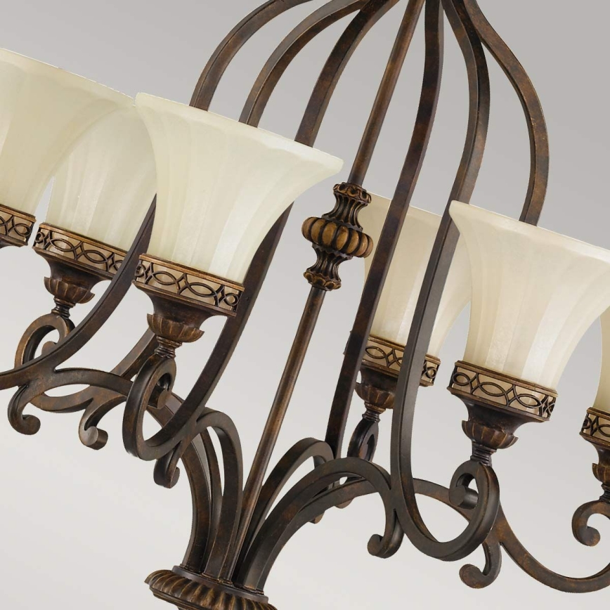 Feiss - Lámpara colgante con cadena DRAWING ROOM 6xE27/60W/230V