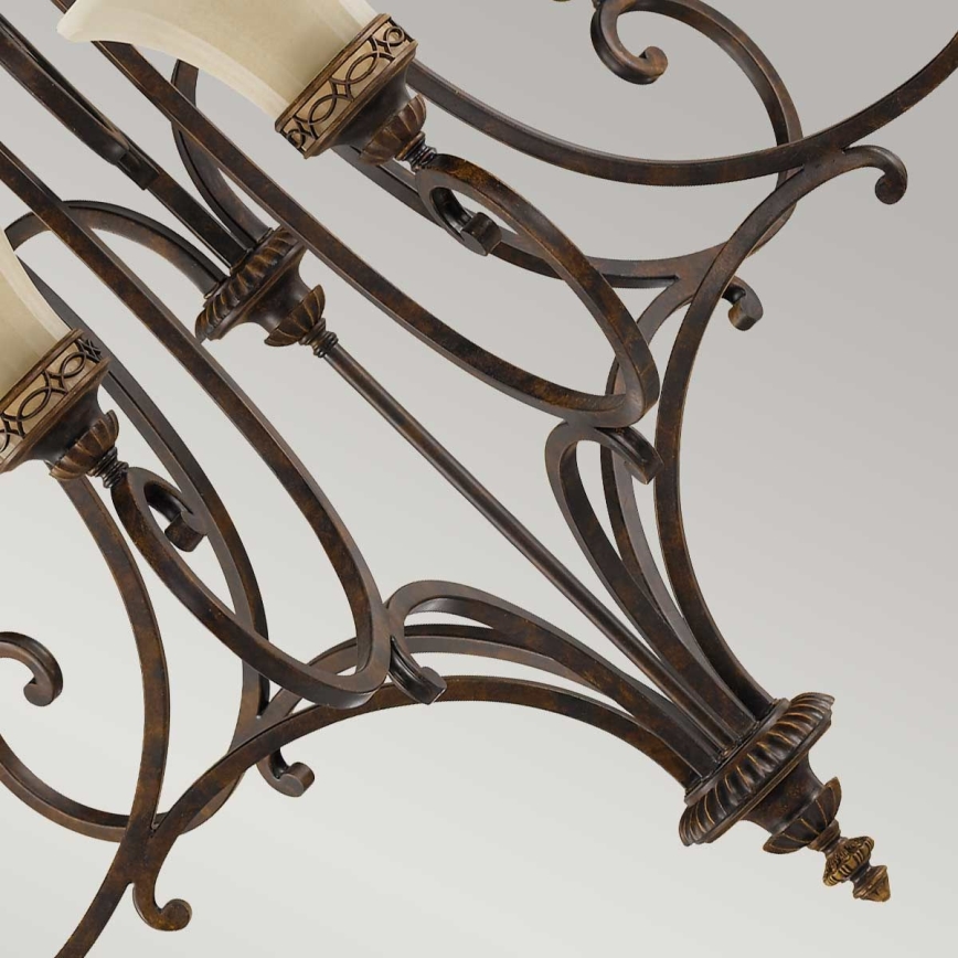 Feiss - Lámpara colgante con cadena DRAWING ROOM 9xE27/60W/230V