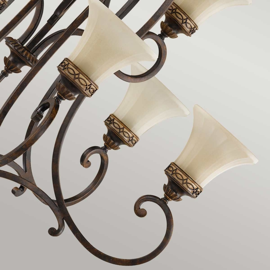 Feiss - Lámpara colgante con cadena DRAWING ROOM 9xE27/60W/230V