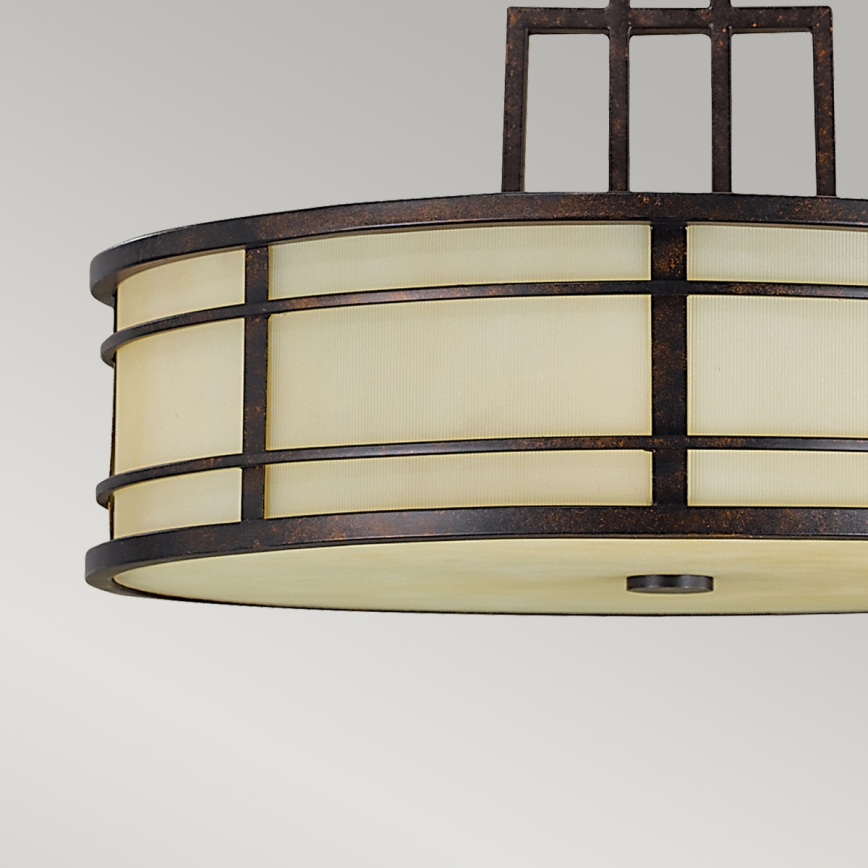 Feiss - Lámpara de techo FUSION 3xE27/60W/230V