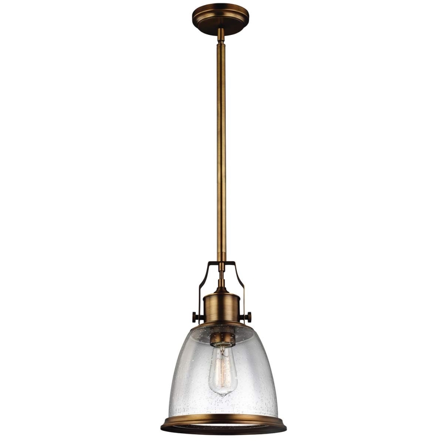 Feiss - Lámpara colgante HOBSON 1xE27/60W/230V bronce