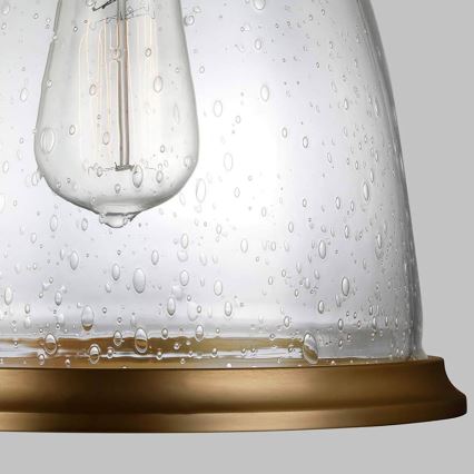 Feiss - Lámpara colgante HOBSON 1xE27/60W/230V bronce