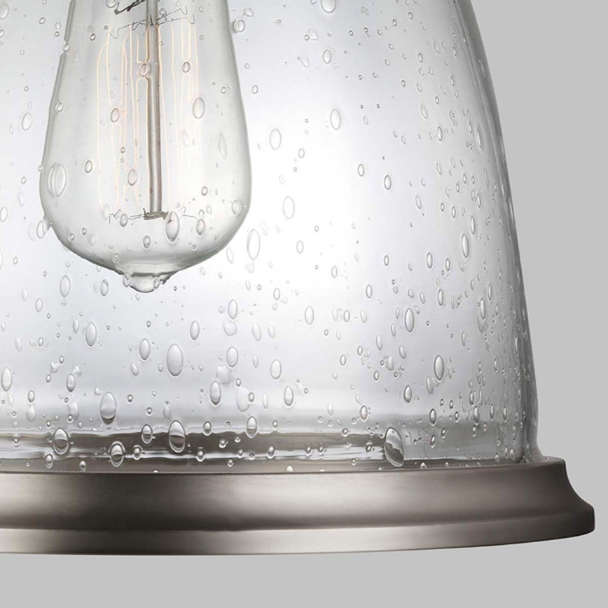 Feiss - Lámpara colgante HOBSON 1xE27/60W/230V plata