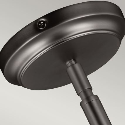 Feiss - Lámpara colgante HOBSON 1xE27/60W/230V plata