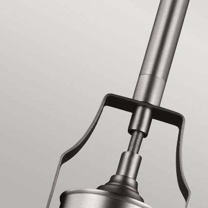 Feiss - Lámpara colgante HOBSON 1xE27/60W/230V plata