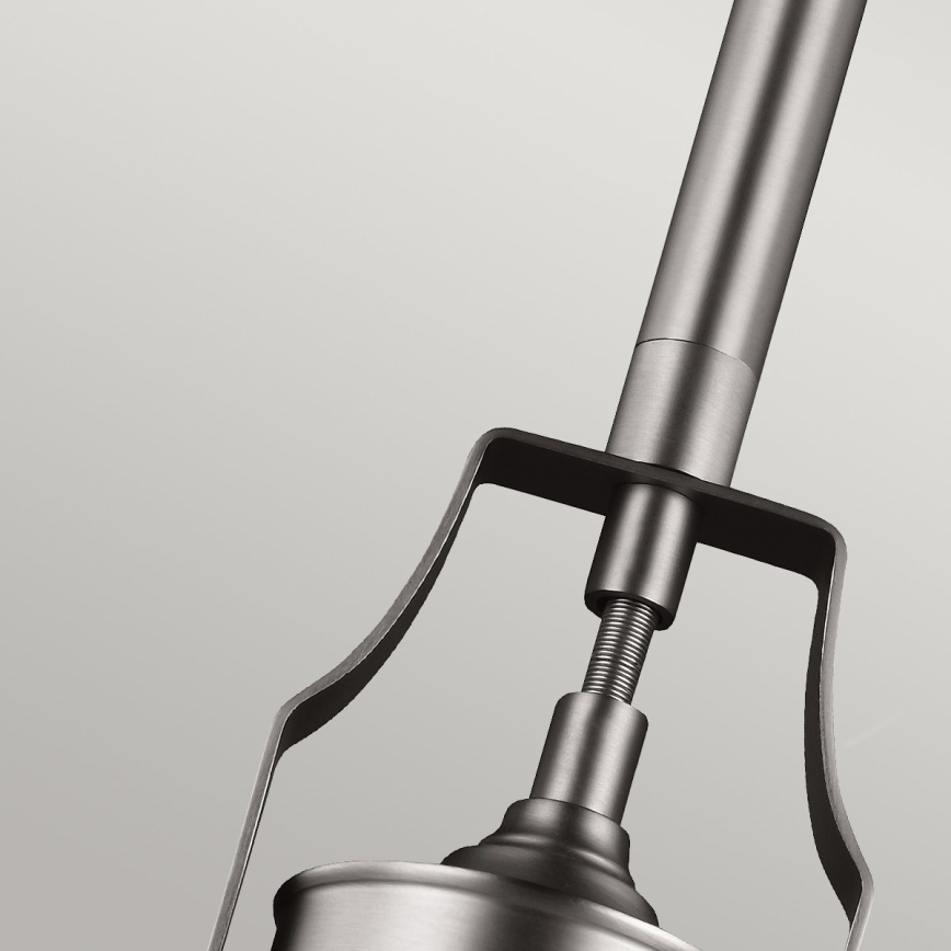 Feiss - Lámpara colgante HOBSON 1xE27/60W/230V plata