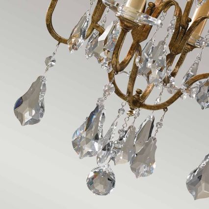 Feiss - Lámpara colgante con cadena VALENTINA 4xE14/60W/230V