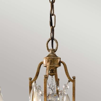 Feiss - Lámpara colgante con cadena VALENTINA 4xE14/60W/230V