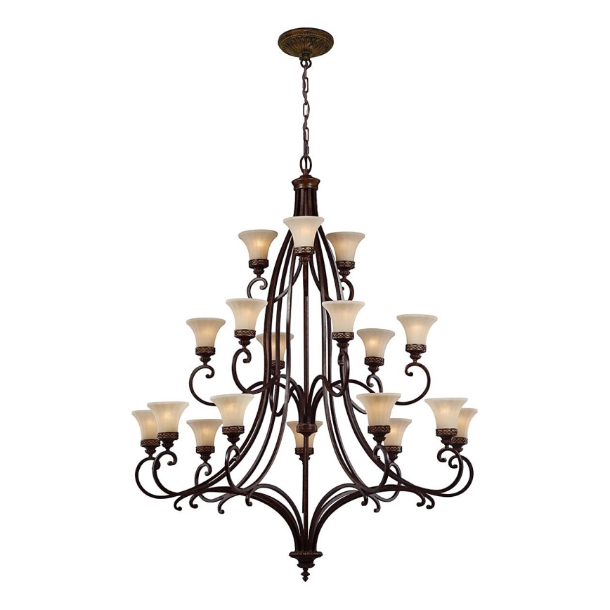 Feiss - Lámpara colgante con cadena DRAWING ROOM 18xE27/60W/230V