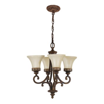 Feiss - Lámpara colgante con cadena DRAWING ROOM 4xE27/60W/230V