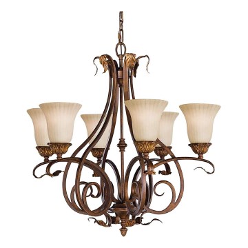 Feiss - Lámpara colgante con cadena SONOMA VALLEY 6xE27/60W/230V