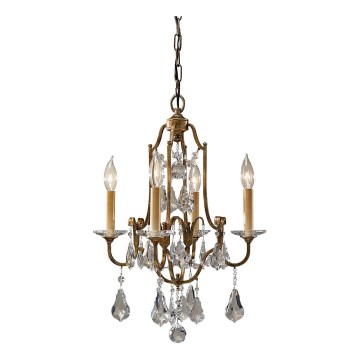Feiss - Lámpara colgante con cadena VALENTINA 4xE14/60W/230V