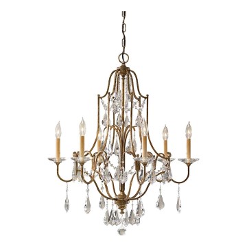 Feiss - Lámpara colgante con cadena VALENTINA 6xE14/60W/230V