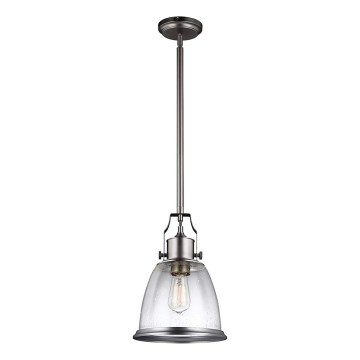 Feiss - Lámpara colgante HOBSON 1xE27/60W/230V plata