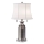 Feiss - Lámpara de mesa STATEROOM 2xE27/60W/230V plata