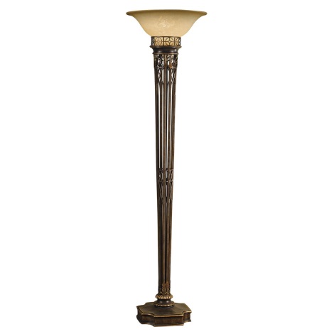 Feiss - Lámpara de pie OPERA 1xE27/100W/230V bronce/beige