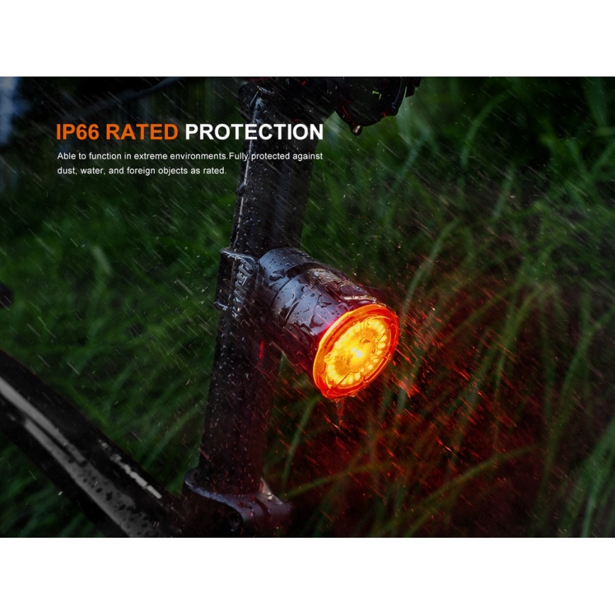 Fenix BC06R - LED Luz de bicicleta regulable y recargable LED/USB IP66 90 lm 24,5 h
