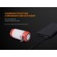Fenix CL26RRED - Lámpara LED portátil recargable y regulable LED/USB IP66 400 lm 400 h naranja