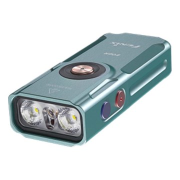 Fenix E06RTKS - Linterna recargable LED regulable LED/USB IP66 700 lúmenes turquesa