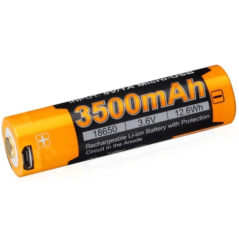 Pile FENIX 14500 rechargeable (500 cycles), 3,6V - DAN MILITARY
