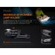 Fenix HM51RV20 - Linterna frontal LED recargable 3xLED/1xCR123A IP68 700 lm 120 h
