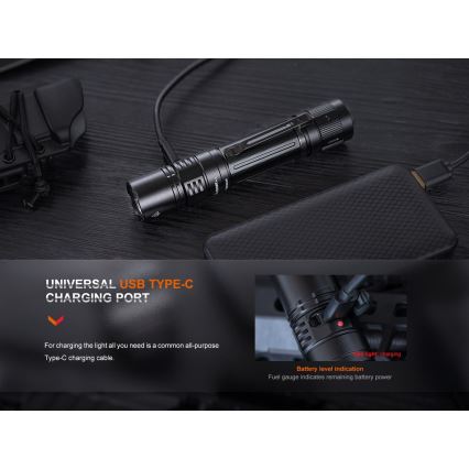 Fenix PD36RPRO - LED Linterna táctica recargable LED/USB IP68 2800 lm 42 h 5000 mAh