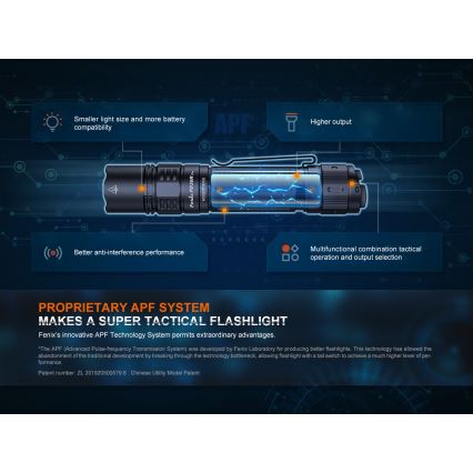 Fenix PD36RPRO - LED Linterna táctica recargable LED/USB IP68 2800 lm 42 h 5000 mAh