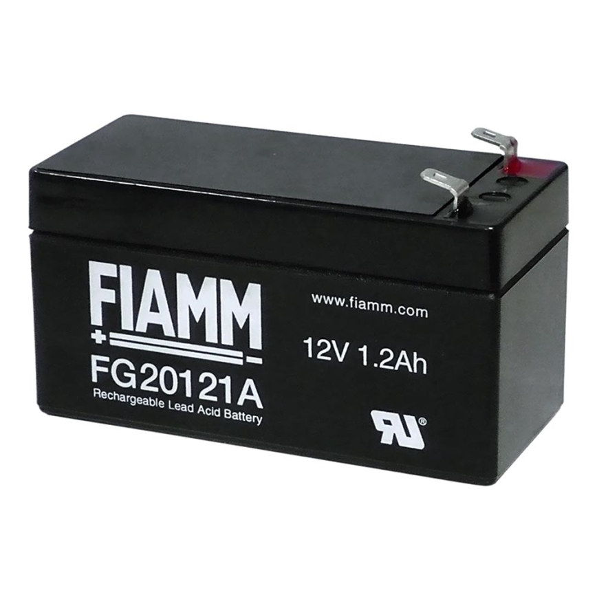 Fiamm FG20121A - Acumulador de plomo 12V/1,2Ah/Conector 4,7mm