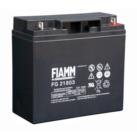 Fiamm FG21803 - Acumulador de plomo 12V/18Ah/ojo M5
