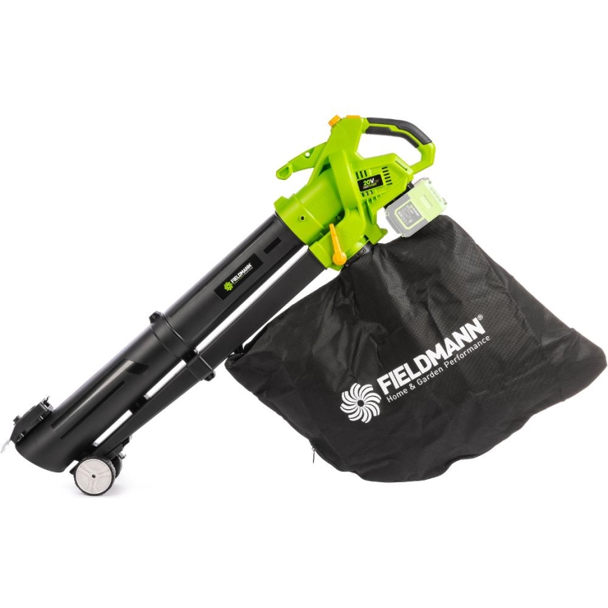 Fieldmann - Aspirador y soplador de jardín sin cable 20V