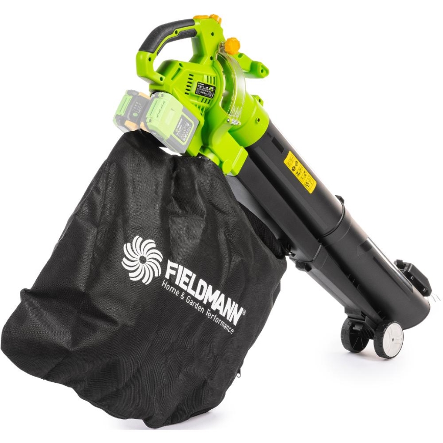 Fieldmann - Aspirador y soplador de jardín sin cable 20V