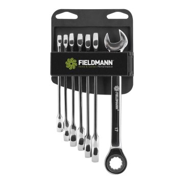 Fieldmann - Conjunto de llaves con carraca 7 piezas