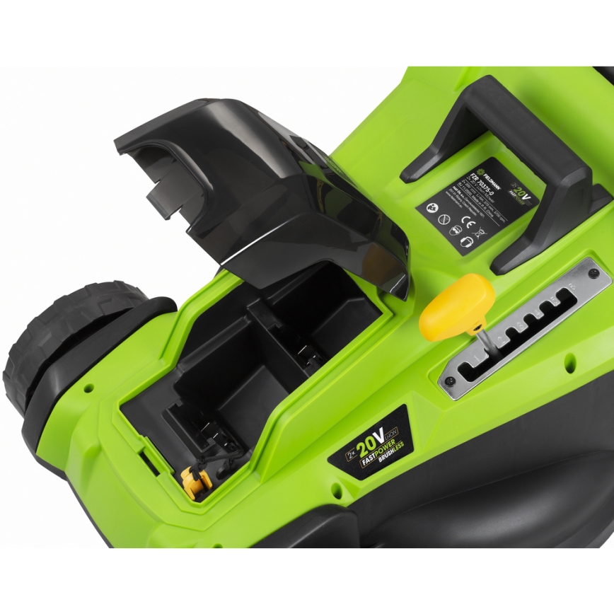 Fieldmann - Cortacésped sin cable 2x20V